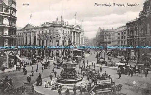 R550442 20837 Piccadilly Circus London Valentines Serie