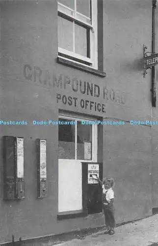 R544063 Grampound Road Post Office Postkarte Nr. 81 ausgestellt von Letter Box Study Gro