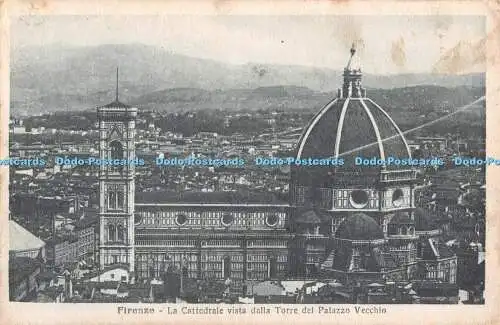 R550454 Firenze La Cattedrale vista dalla Torre del Palazzo Vecchio STA 45432