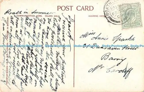R546564 Cardiff Band Stand Roath Park G D und D L The Star Series 1908