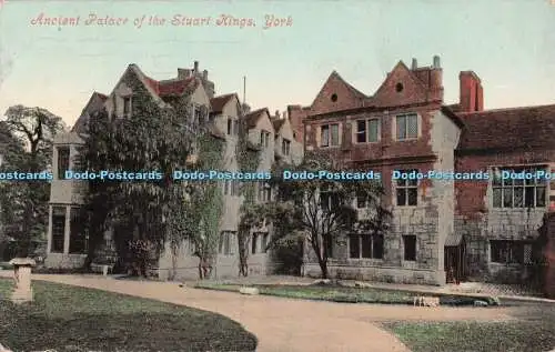 R550479 Ancient Palace of Stuart Kings York Valentines Serie 1909