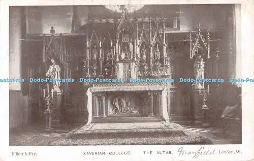 R548420 Elliott and Fry Xaverian College Altar London W