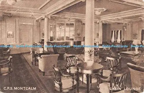 R548452 C P S Montcalm Cabin Lounge Canadian Pacific Steamships Limited 1928