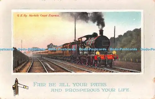 R548455 G E Ry Norfolk Coast Express Fair seien Sie alle Ihre Wege und gedeihen Sie Ihre