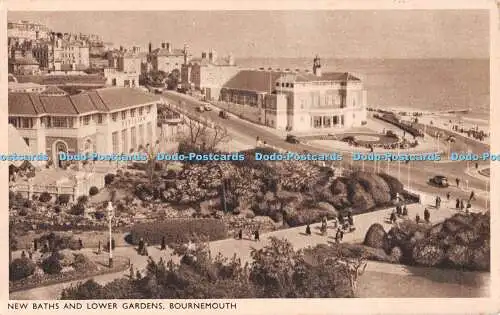 R550532 Bournemouth New Baths and Lower Gardens W P Serie