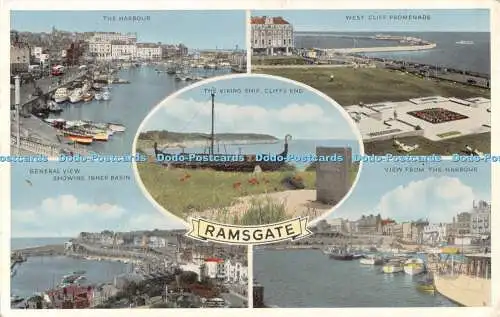 R546629 Ramsgate The Harbour E T W Dennis Multi View 1961