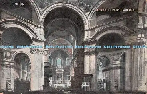 R550544 London Interior St Paul Cathedral Empire Series No 895 1905