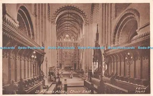 R548491 St Albans Abbey Choir East Frith 70463 Friths Series