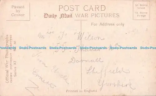 R546726 The King at the Font Daily Mail War Pictures Series XI No 86 Crown