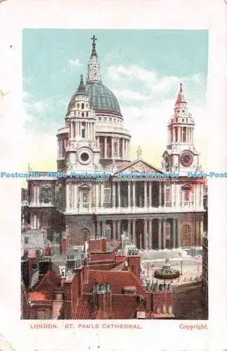 R544259 London St Pauls Cathedral 1904