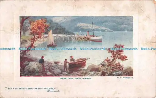 R548579 Loch Lomond Tarbet Pier Tuck Oilette No 9746 H B Wimbush 1911