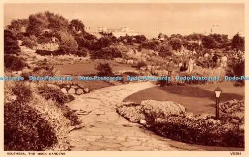 R548580 Southsea The Rock Gardens Photochrom