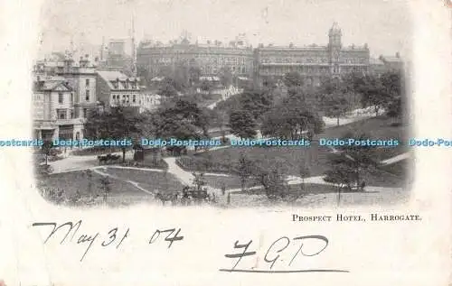 R546733 Harrogate Prospect Hotel Postkarte