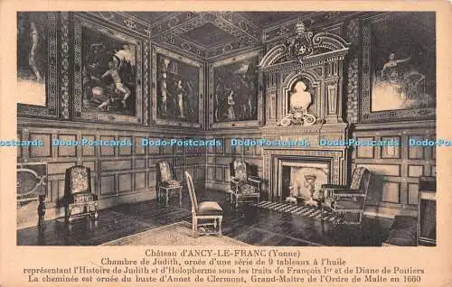 R548585 Chateau d Ancy le Franc Yonne Chambre de Judith