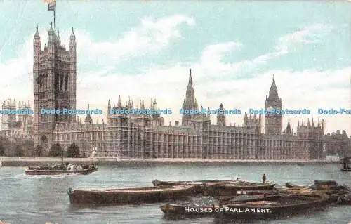 R544270 Houses of Parliament Fine Series Picture Cards D C Thomson 1914