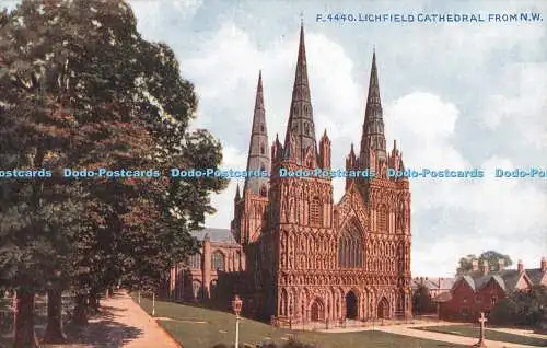 R550648 Lichfield Cathedral From N W The Photochrom Celesque Series