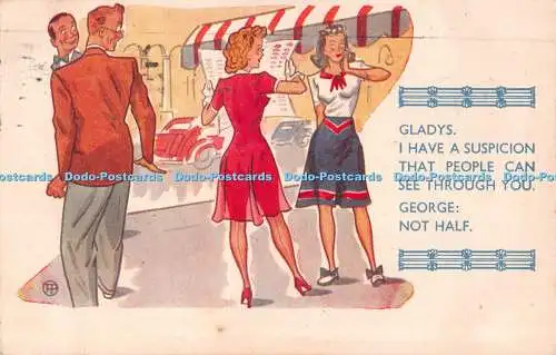 R546763 Gladys I Have Suspicion B P Comic Serie Nr 2 1947