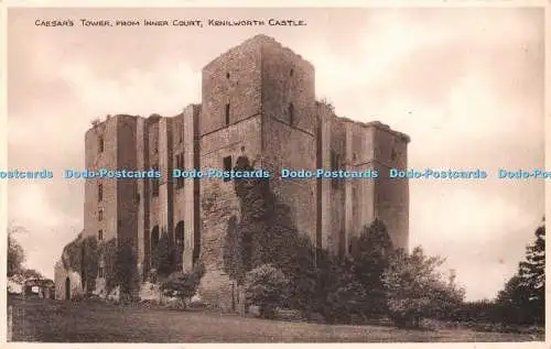 R550681 Kenilworth Castle Caesar Tower From Inner Court W H S L Tritone Art Seri