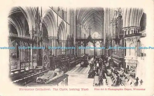R550683 Worcester Cathedral The Choir Looking West Fine Art and Photographic Dep
