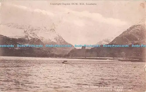 R546778 Llanberis Seeblick von Landung Stage Sugden DCM MM