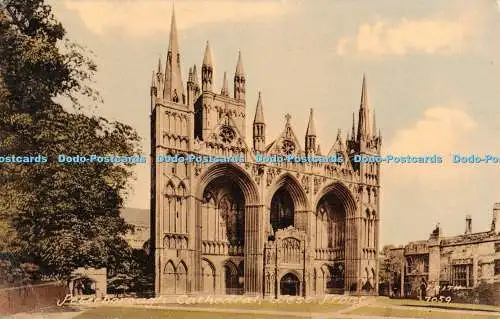 R548650 Peterborough Cathedral West Front F Frith