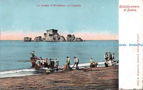 R550700 Castellammare di Stabia Lo Scoglio di Revigliano col Castello E Ragozino