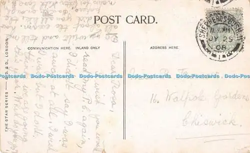 R550757 Hampton Court Palace West Front G D and D The Star Series 1908