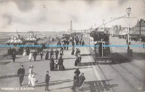 R546872 Blackpool Promenade S A P B The Advance Series