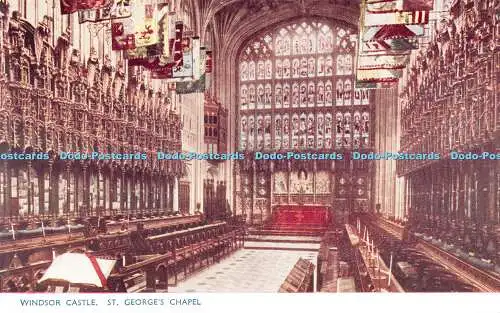 R550771 Windsor Castle St George Chapel Photochrom