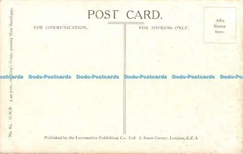 R546883 G N R Ex King Cross Passing New Southgate No 82 The Locomotive Publishin