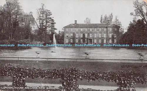 R550792 London House and Lake Kew Gardens G D and D The Star Series 1906