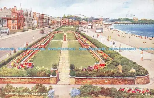 R548776 Felixstowe Promenade Gardens Valentine Art Farbe E W Trick