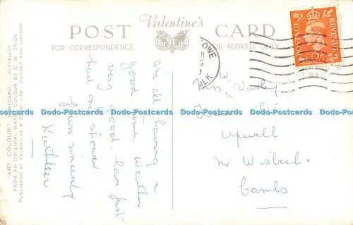 R548776 Felixstowe Promenade Gardens Valentine Art Farbe E W Trick