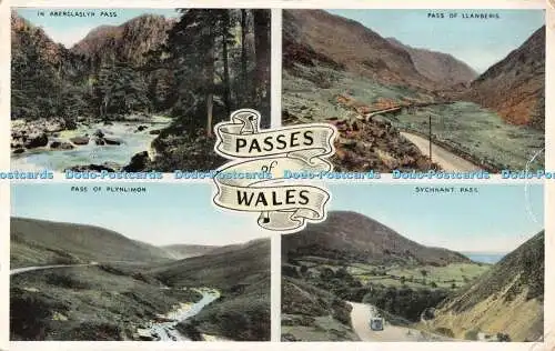 R550813 Passes of Wales Pass of Plynlimon E T W Dennis Multi View