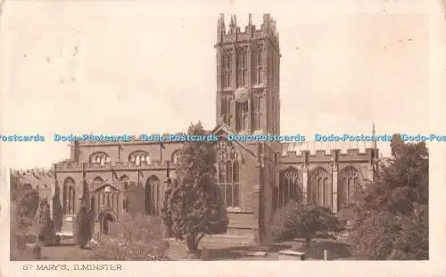 R548796 Ilminster St Mary J Bailey The Seal of Artistic RA Serie 1922