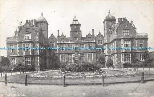 R544483 Aston Hall 8 Birmingham Temple Courts Serie Fred Jones F J und S B 1905