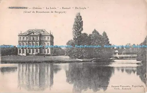 R548836 Roperinghe Chateau La Lovle Kasteel De Loyle Graaf de Brouchoven de Berg