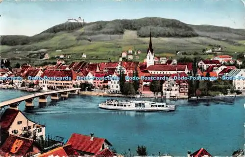 R548846 Stein a Rhein mit Schloss Hohenklingen Fotoglob Wehrli A G