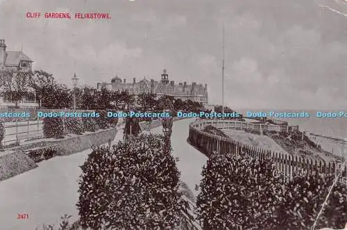 R548847 Felixstowe Cliff Gardens 1906