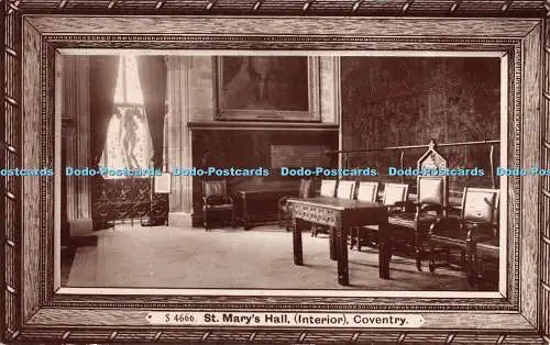 R550883 Coventry St Mary Hall Interior W H S Kingsway Echtfoto Serie