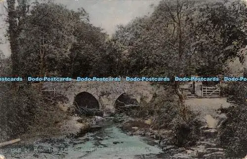 R550891 Isle of Man The Crossag or Monks Bridge Ballaralla W Hagelberg No 3385