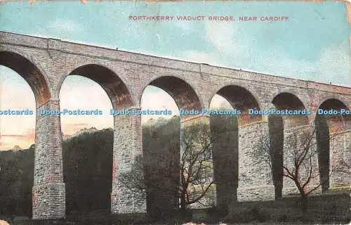 R550920 Porthkerry Viaduct Bridge Near Cardiff G D and D L 1911