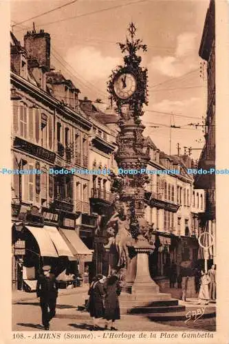 R544542 Amiens Somme L Horloge de la Place Gambetta Gaby G Artaud