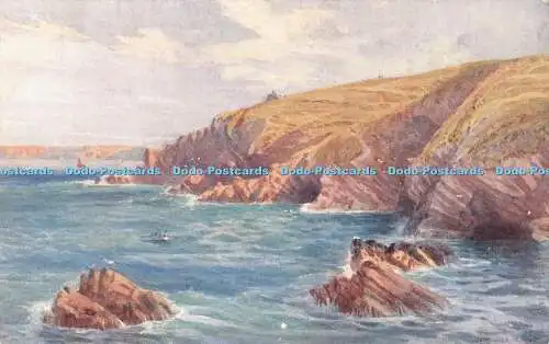 R548890 Newquay Smugglers Cave C W Faulkner Serie Nr 5980