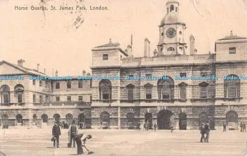 R550936 London Horse Guards St James Park 1908