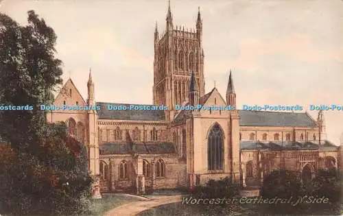 R550945 Worcester Cathedral N Side F Frith No 29886