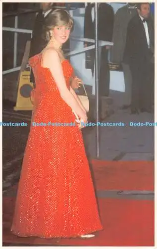 R544562 Lady Diana Spencer bei der Bond Film Premiere Prescott Pickup