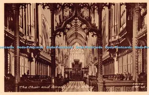 R547053 Chor und Leinwand Selby Abbey Friths Serie