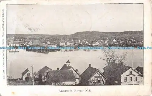 R548912 Annapolis Royal N S W G Macfarlane Canadian Souvenir Cards No 235