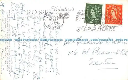 R550951 Cockington Forge Valentine Art Farbe Brian Gerald 1954
